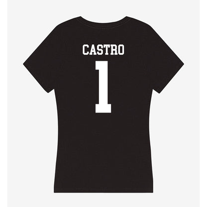 UTPB - NCAA Baseball : Marcos Castro - Women's V-Neck T-Shirt-1