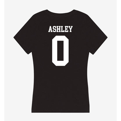 UTPB - NCAA Football : Ahmarion Ashley - Women's V-Neck T-Shirt-1