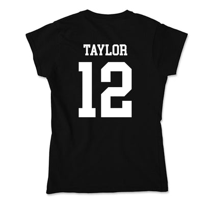 UTPB - NCAA Men's Basketball : Sharrod Taylor - Soft Style Women’s T-Shirt-1