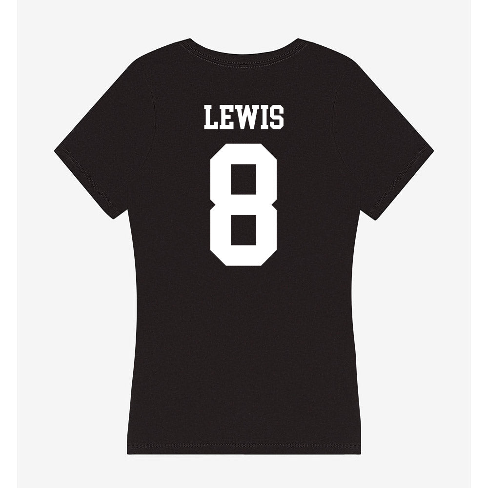 UTPB - NCAA Football : Tylinn Lewis - Women's V-Neck T-Shirt-1