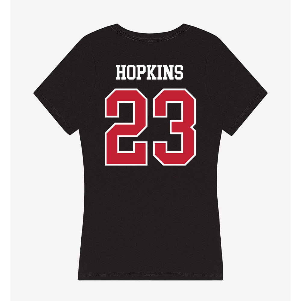 St. Johns - NCAA Men's Basketball : Bryce Hopkins - Classic Shersey Women's V-Neck T-Shirt-1