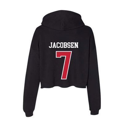 St. Johns - NCAA Baseball : Robert Jacobsen - Classic Shersey Women's Crop Fleece Hoodie-1