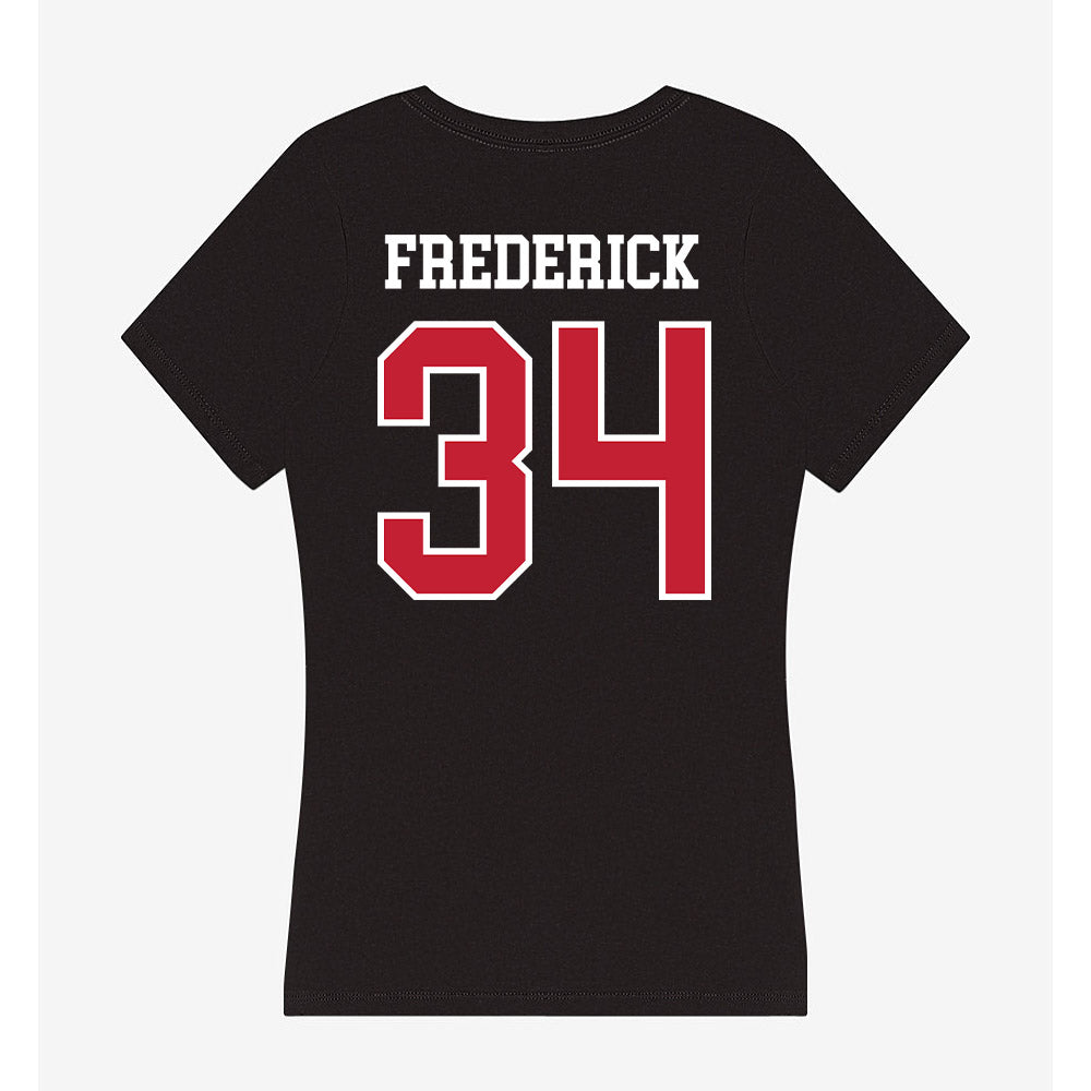 St. Johns - NCAA Baseball : Victor Frederick - Classic Shersey Women's V-Neck T-Shirt-1