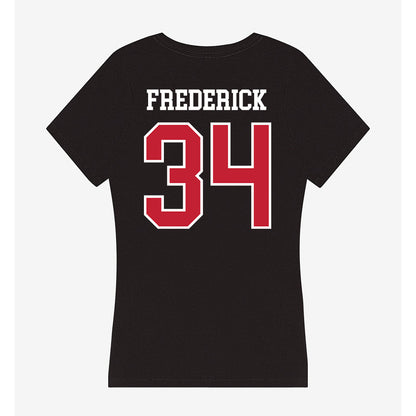 St. Johns - NCAA Baseball : Victor Frederick - Classic Shersey Women's V-Neck T-Shirt-1
