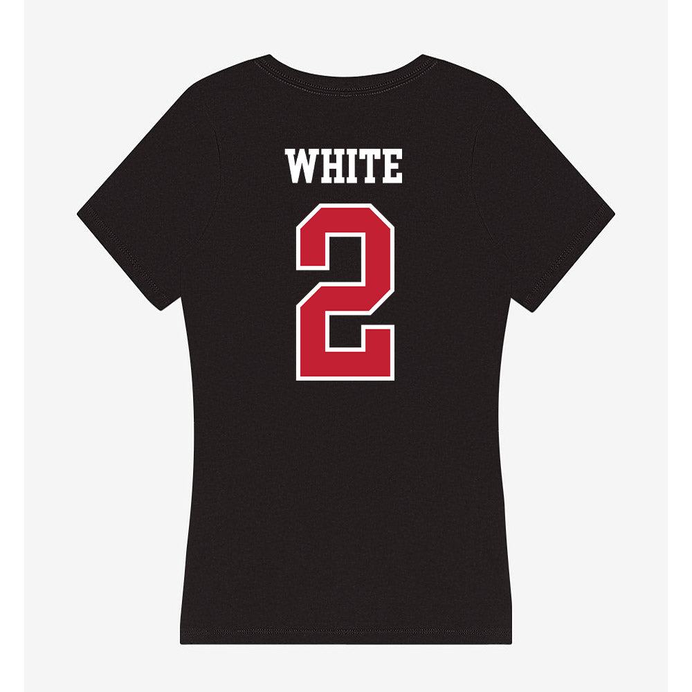 St. Johns - NCAA Women's Volleyball : Kendall White - Classic Shersey Women's V-Neck T-Shirt-1