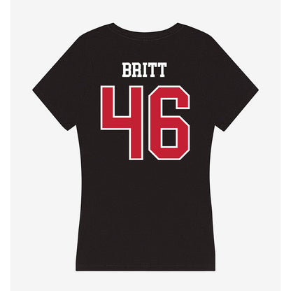 St. Johns - NCAA Baseball : Sean Britt - Classic Shersey Women's V-Neck T-Shirt-1
