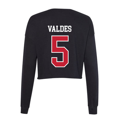 St. Johns - NCAA Baseball : Roberto Valdes - Classic Shersey Women's Cropped Crew Fleece-1
