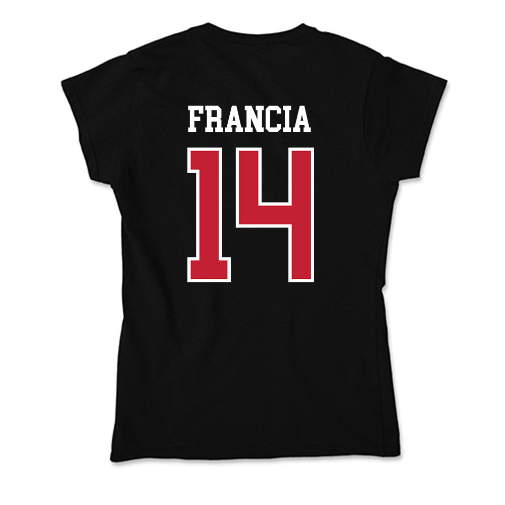 St. Johns - NCAA Softball : Loreley Francia - Classic Shersey Soft Style Women’s T-Shirt-1