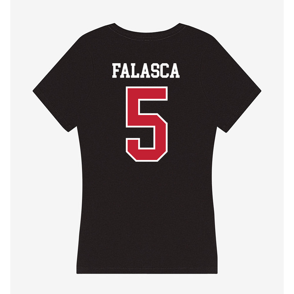 St. Johns - NCAA Men's Lacrosse : Quinn Falasca - Classic Shersey Women's V-Neck T-Shirt-1