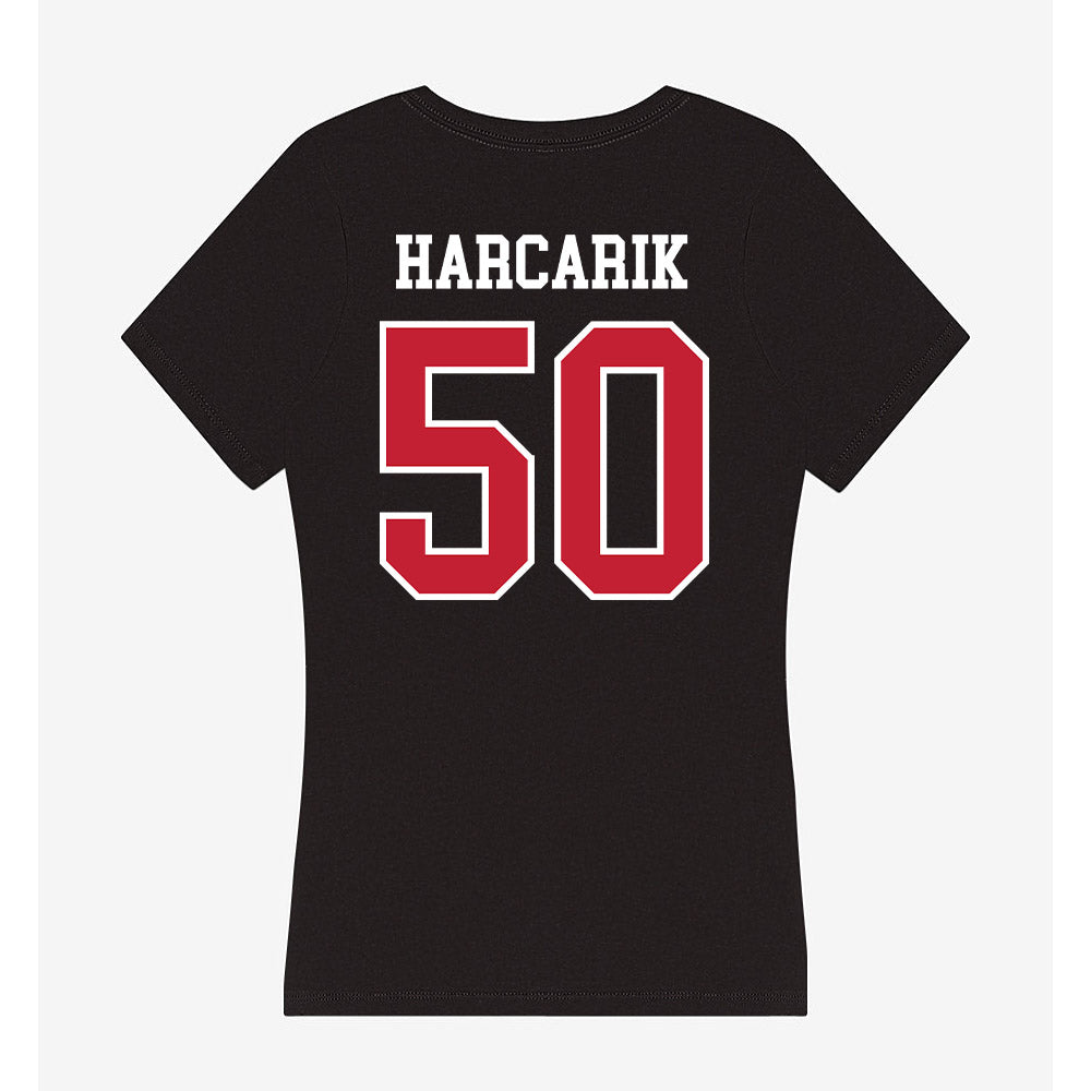 St. Johns - NCAA Men's Lacrosse : Jackson Harcarik - Classic Shersey Women's V-Neck T-Shirt-1
