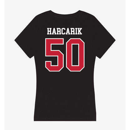 St. Johns - NCAA Men's Lacrosse : Jackson Harcarik - Classic Shersey Women's V-Neck T-Shirt-1