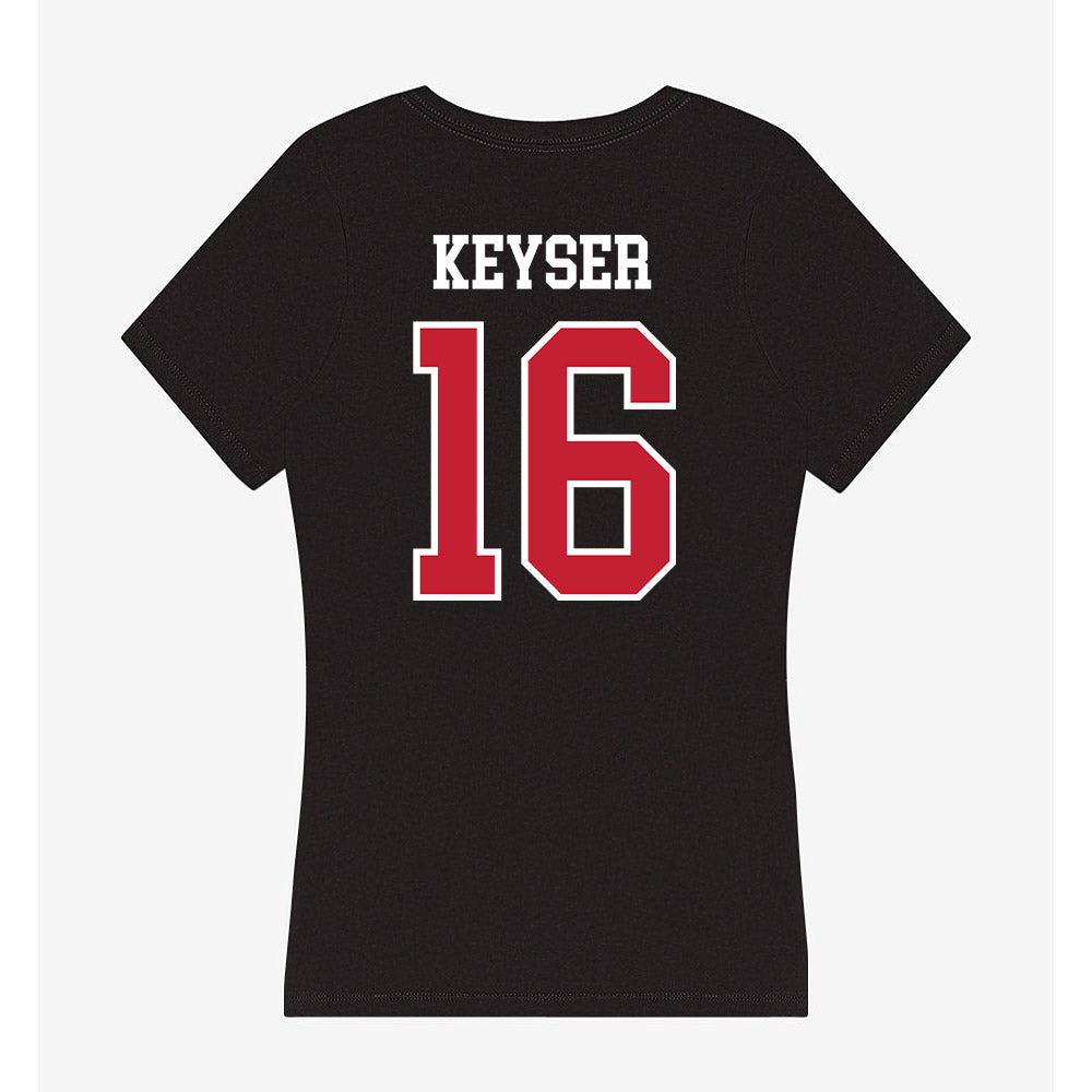 St. Johns - NCAA Men's Lacrosse : Maclin Keyser - Classic Shersey Women's V-Neck T-Shirt-1