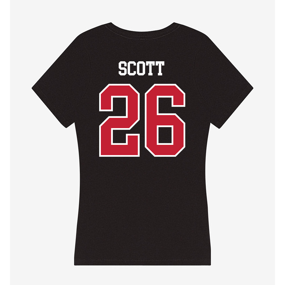 St. Johns - NCAA Softball : Jacqueline Scott - Classic Shersey Women's V-Neck T-Shirt-1