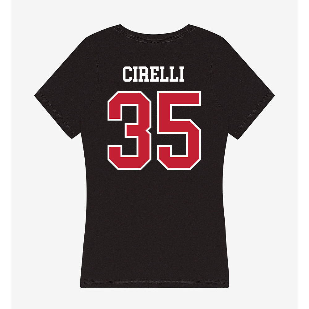 St. Johns - NCAA Baseball : Nick Cirelli - Classic Shersey Women's V-Neck T-Shirt-1