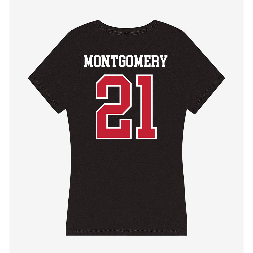St. Johns - NCAA Men's Soccer : Jayden Montgomery - Classic Shersey Women's V-Neck T-Shirt-1