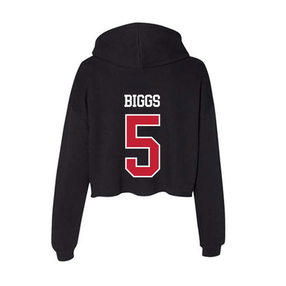 St. Johns - NCAA Men's Soccer : Antonio Biggs - Classic Shersey Women's Crop Fleece Hoodie-1
