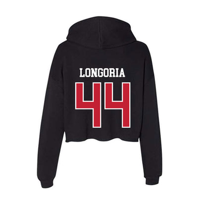 St. Johns - NCAA Baseball : Tyler Longoria - Classic Shersey Women's Crop Fleece Hoodie-1