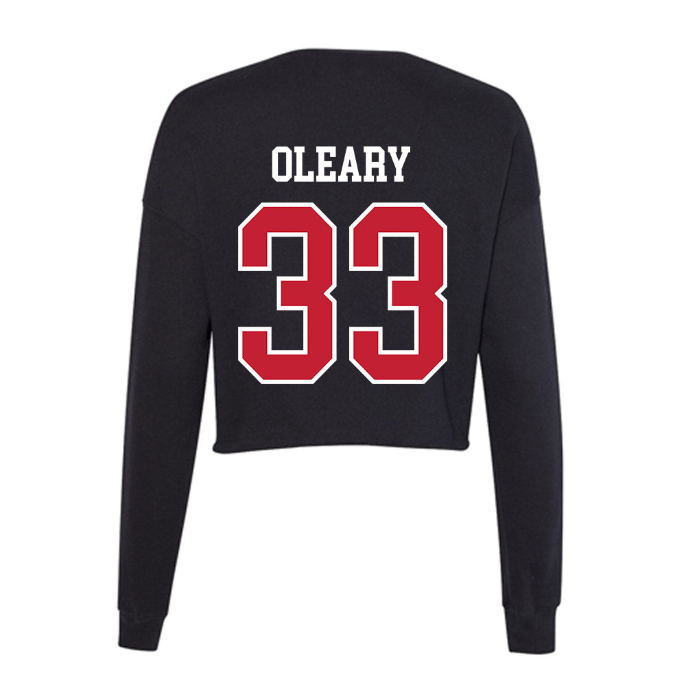 St. Johns - NCAA Baseball : Liam Oleary - Classic Shersey Women's Cropped Crew Fleece-1