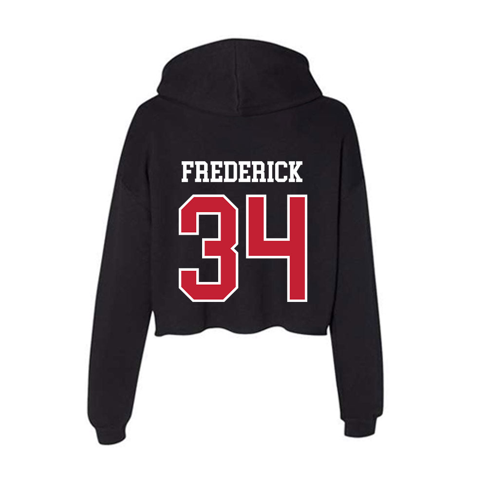 St. Johns - NCAA Baseball : Victor Frederick - Classic Shersey Women's Crop Fleece Hoodie-1