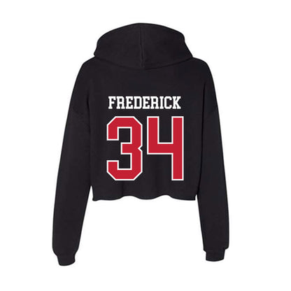 St. Johns - NCAA Baseball : Victor Frederick - Classic Shersey Women's Crop Fleece Hoodie-1