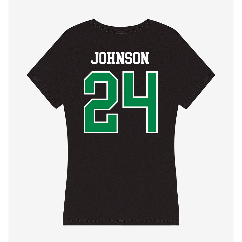 USC Upstate - NCAA Men's Basketball : Chico Johnson - Women's V-Neck T-Shirt-1