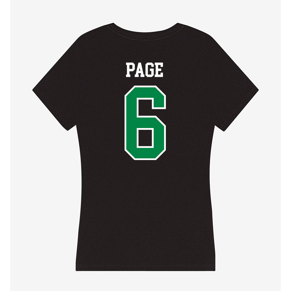 USC Upstate - NCAA Women's Volleyball : Savannah Page - Women's V-Neck T-Shirt-1