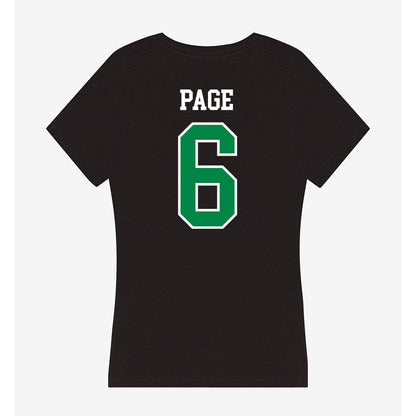 USC Upstate - NCAA Women's Volleyball : Savannah Page - Women's V-Neck T-Shirt-1