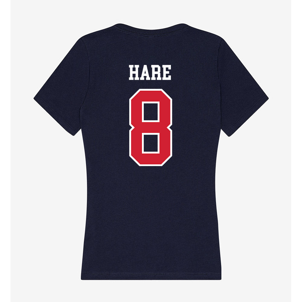 Robert Morris - NCAA Softball : Alivia Hare - Women's V-Neck T-Shirt-1