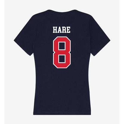 Robert Morris - NCAA Softball : Alivia Hare - Women's V-Neck T-Shirt-1
