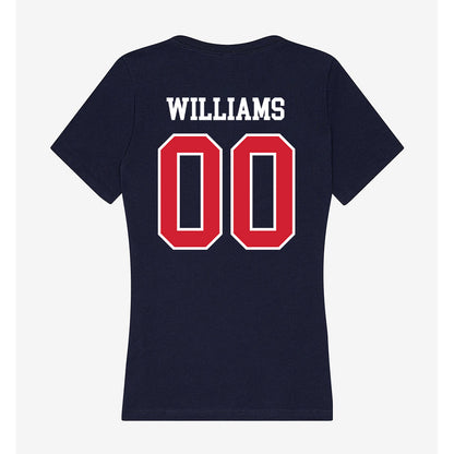 Robert Morris - NCAA Football : Chyco Williams - Women's V-Neck T-Shirt-1