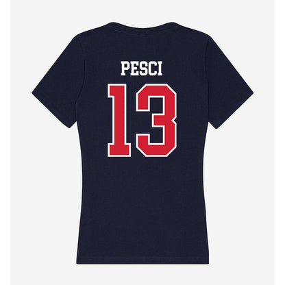 Robert Morris - NCAA Football : Dominic Pesci - Women's V-Neck T-Shirt-1