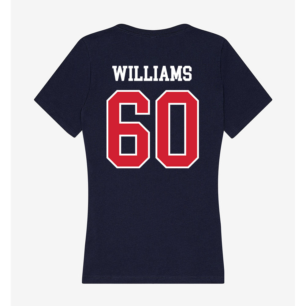 Robert Morris - NCAA Football : Jarvis Williams - Women's V-Neck T-Shirt-1