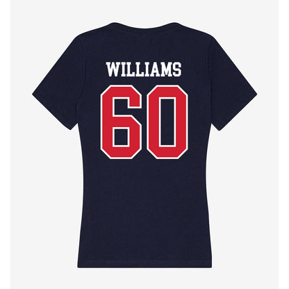 Robert Morris - NCAA Football : Jarvis Williams - Women's V-Neck T-Shirt-1