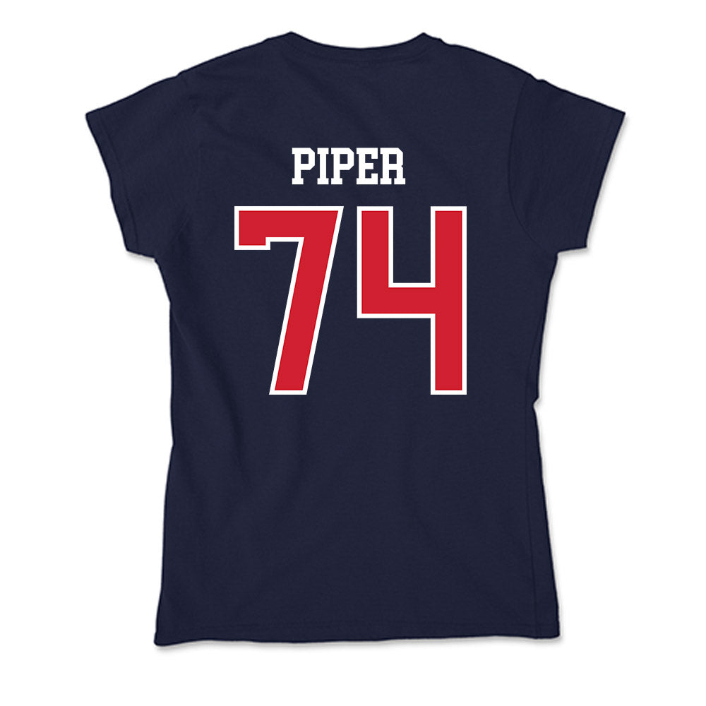 Robert Morris - NCAA Football : Riley Piper - Soft Style Women’s T-Shirt-1
