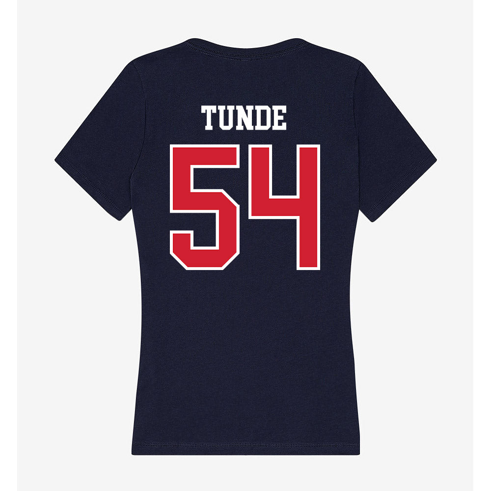 Robert Morris - NCAA Football : Toluwanimi Tunde - Women's V-Neck T-Shirt-1