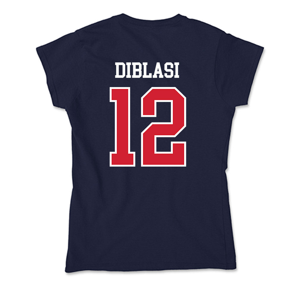 Robert Morris - NCAA Men's Lacrosse : Evan DiBlasi - Soft Style Women’s T-Shirt-1