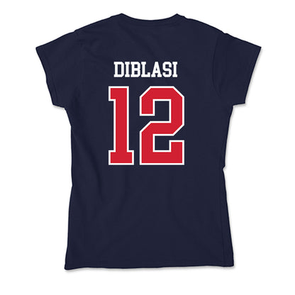 Robert Morris - NCAA Men's Lacrosse : Evan DiBlasi - Soft Style Women’s T-Shirt-1