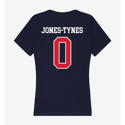 Robert Morris - NCAA Women's Basketball : Markeli Jones-Tynes - Women's V-Neck T-Shirt-1
