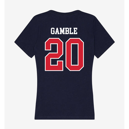 Robert Morris - NCAA Women's Soccer : Shauna Gamble - Women's V-Neck T-Shirt-1