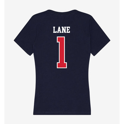 Robert Morris - NCAA Men's Soccer : Josh Lane - Women's V-Neck T-Shirt-1