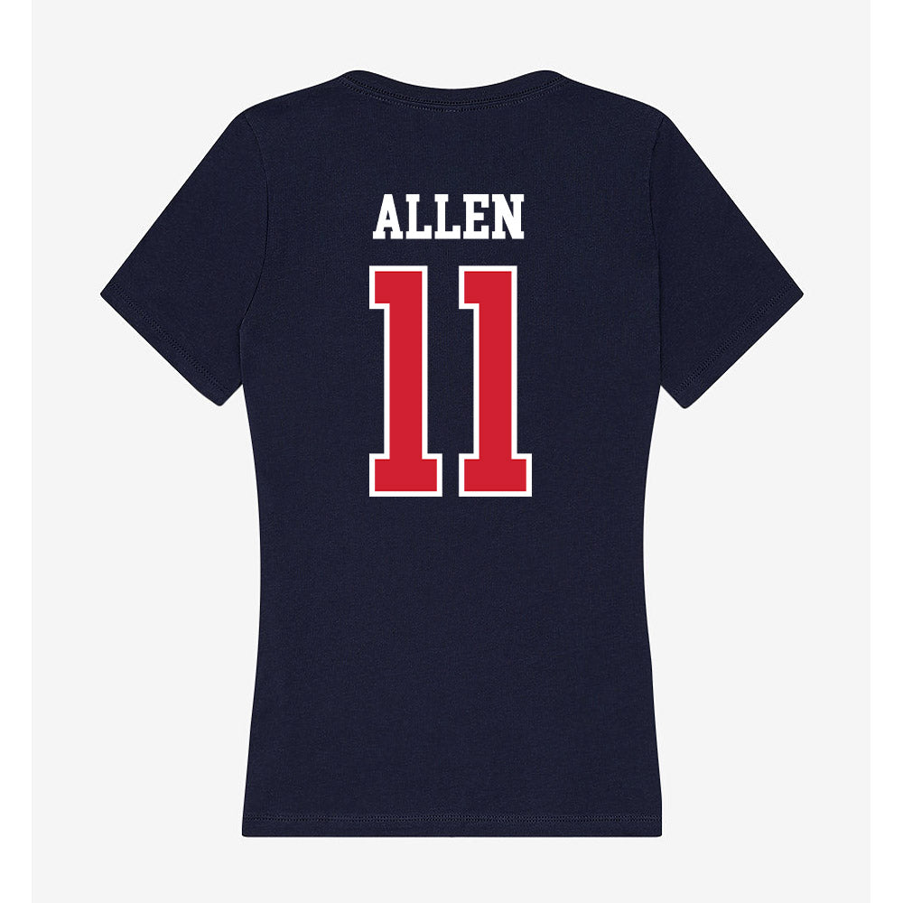 Robert Morris - NCAA Football : Blake Allen - Women's V-Neck T-Shirt-1