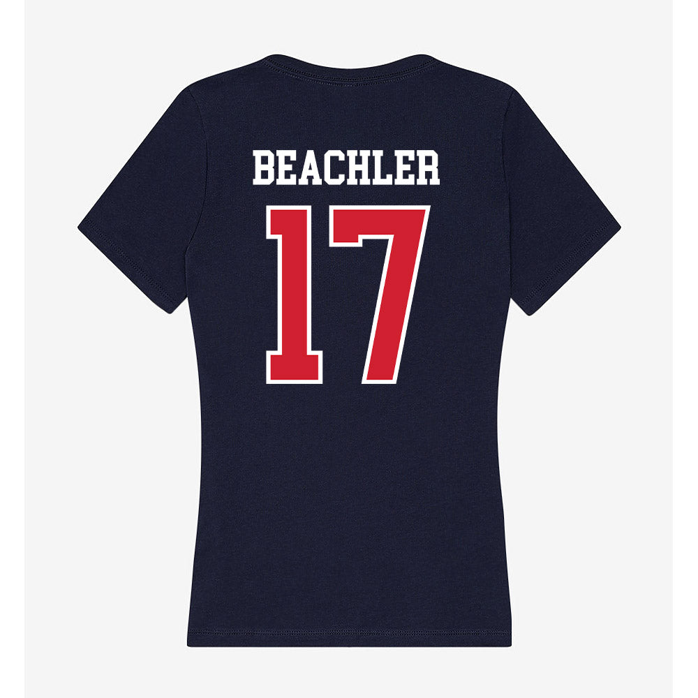 Robert Morris - NCAA Softball : Baylee Beachler - Women's V-Neck T-Shirt-1