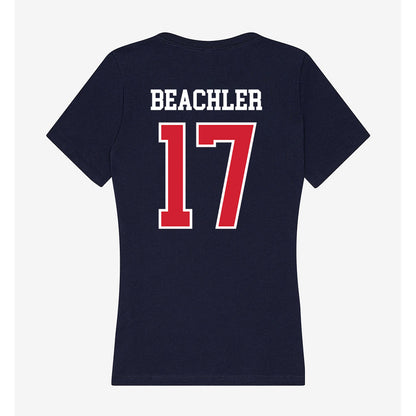 Robert Morris - NCAA Softball : Baylee Beachler - Women's V-Neck T-Shirt-1