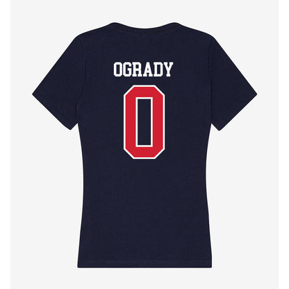 Robert Morris - NCAA Men's Basketball : Tanner OGrady - Women's V-Neck T-Shirt-1