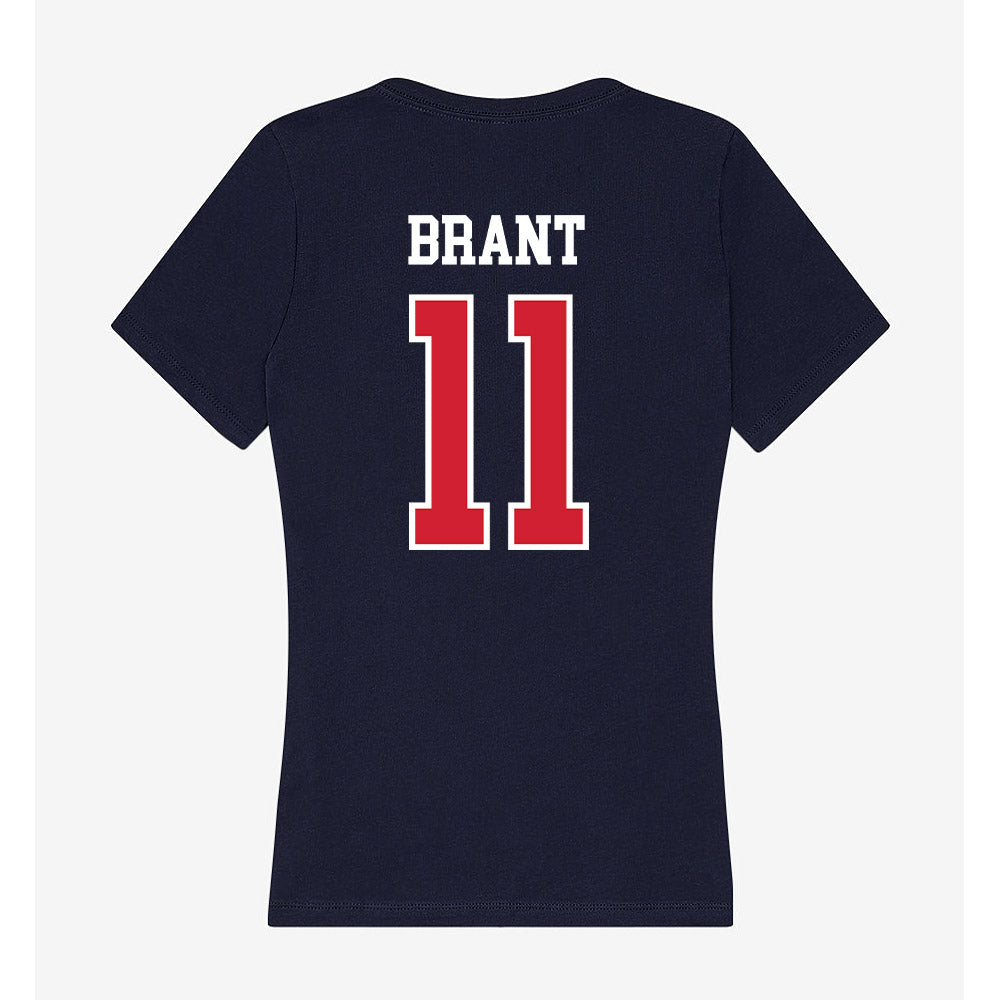 Robert Morris - NCAA Softball : Mary Brant - Women's V-Neck T-Shirt-1