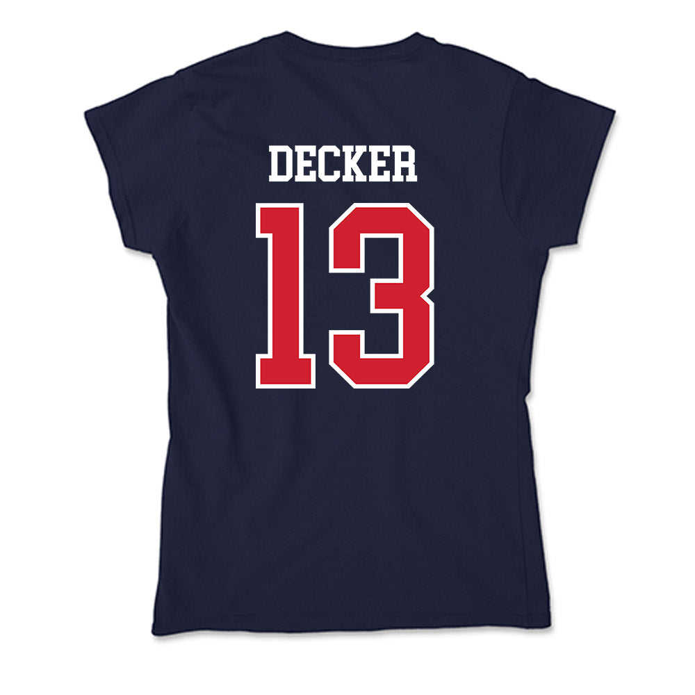 Robert Morris - NCAA Women's Volleyball : Lauren Decker - Soft Style Women’s T-Shirt-1