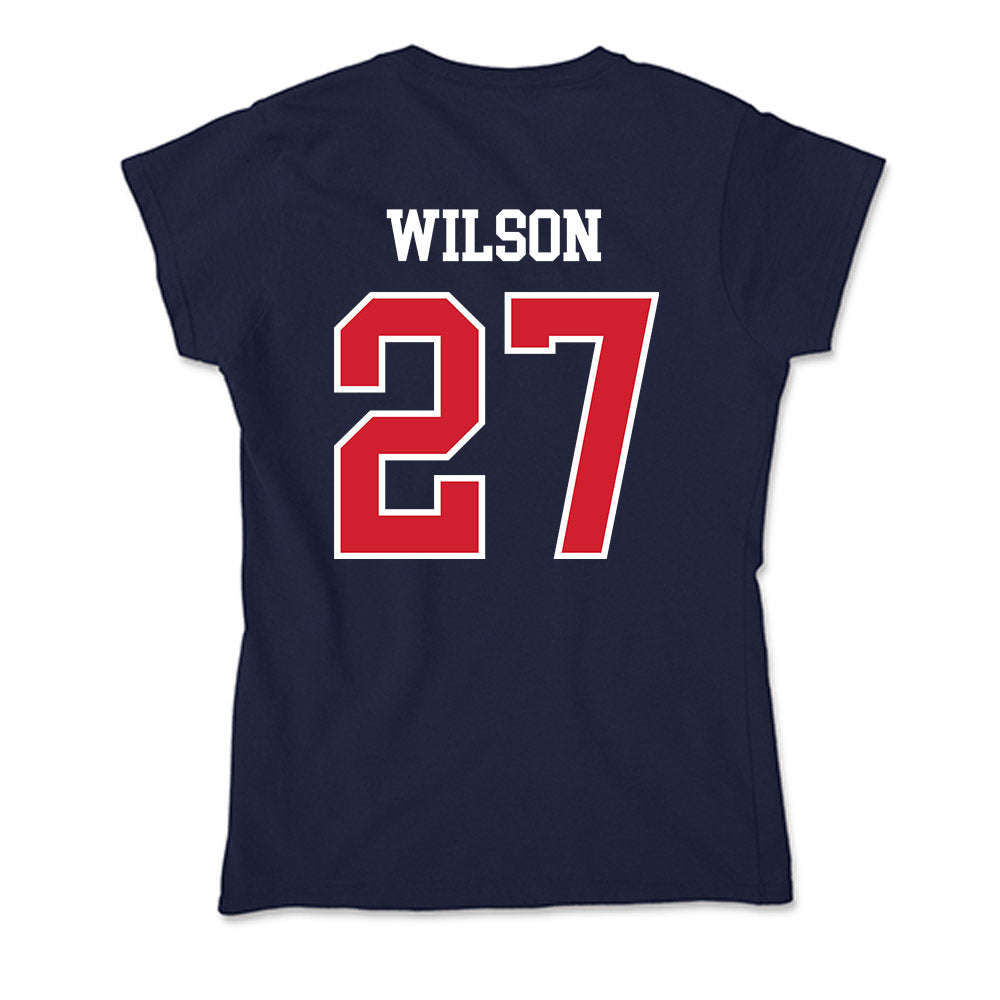 Robert Morris - NCAA Men's Ice Hockey : Trent Wilson - Soft Style Women’s T-Shirt-1