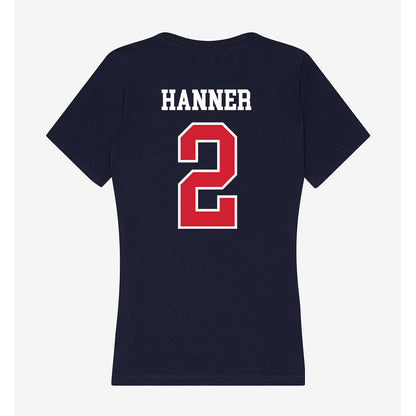 Robert Morris - NCAA Women's Volleyball : Caroline Hanner - Women's V-Neck T-Shirt-1