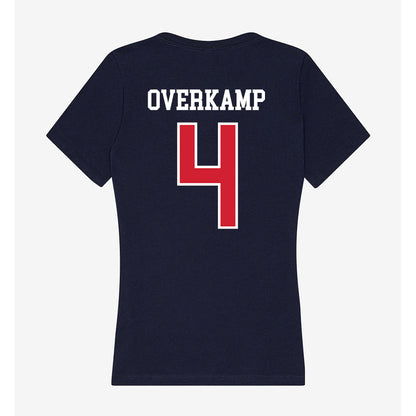 Robert Morris - NCAA Men's Soccer : Fabian Overkamp - Women's V-Neck T-Shirt-1