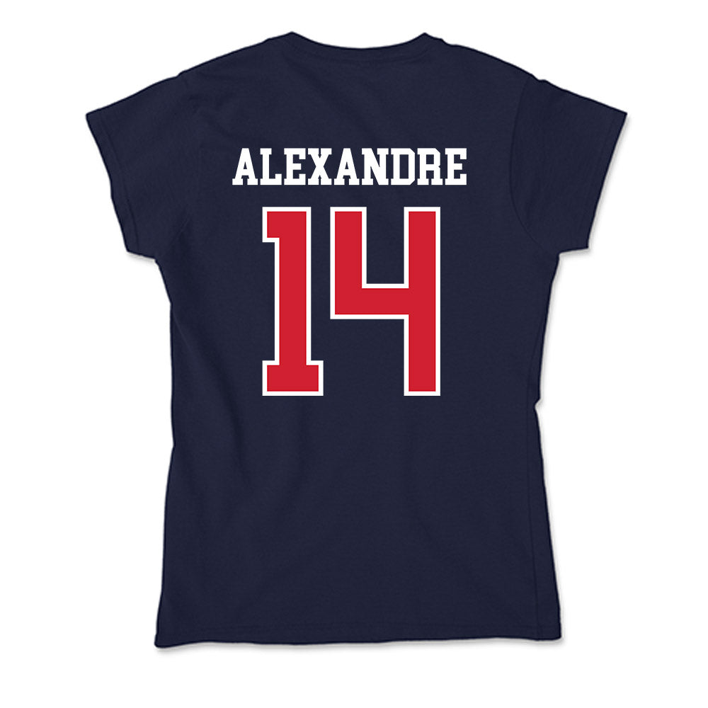 Robert Morris - NCAA Men's Soccer : Chase Alexandre - Soft Style Women’s T-Shirt-1